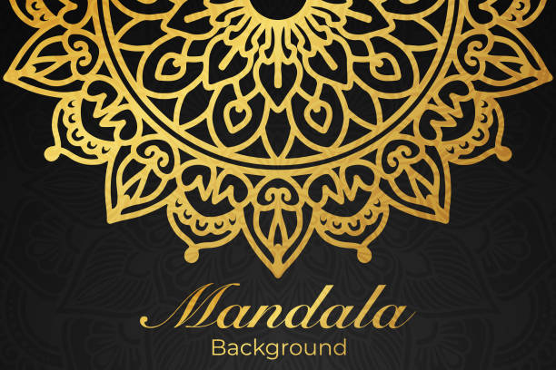 luxury mandala invitation greeting card design, circular pattern vector design, Luxurious mandala pattern background, luxury mandala invitation greeting card design, circular pattern vector design, hong kong style food stock illustrations