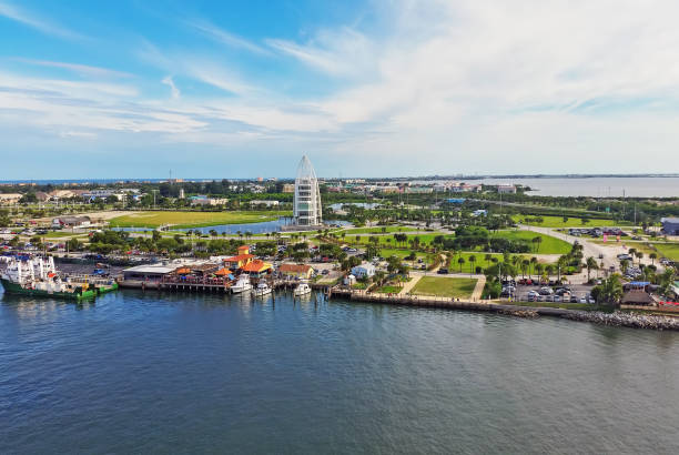 Exploration Tower in Port Canaveral, Florida