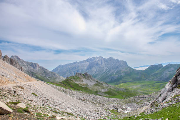 istock View of a small valley in Fuentede Cantabria, Spain. 2127090486