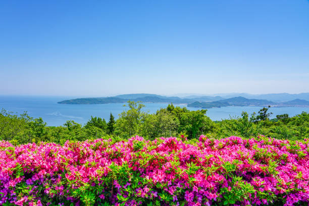 Aji Ryuozan Park overlooking the Seto Inland Sea