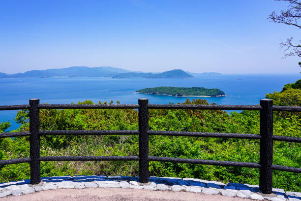 Aji Ryuozan Park overlooking the Seto Inland Sea