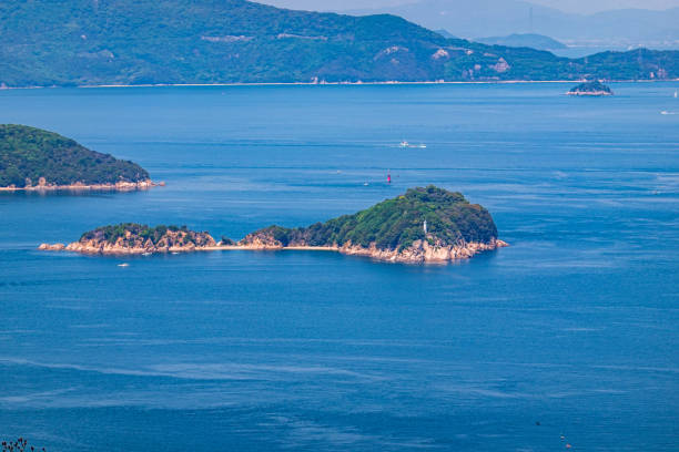 Aji Ryuozan Park overlooking the Seto Inland Sea