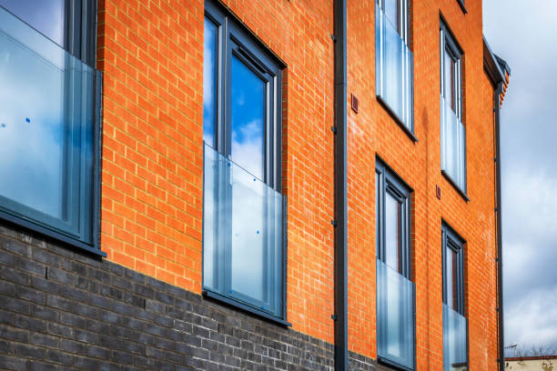 istock New aparments building construction site in england uk. 2127215662
