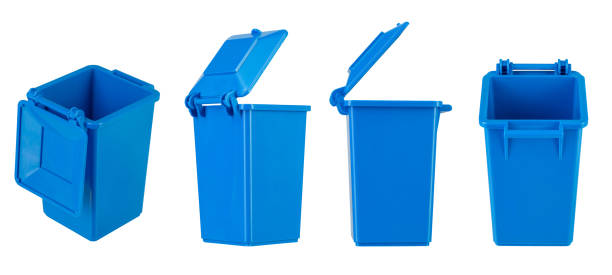 istock Set multi colors recycling bins isolated on white background. Garbage, trash bin. 2127243103