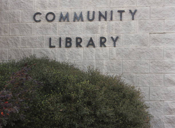 istock the front of the building reads community library on it's side 2127474117