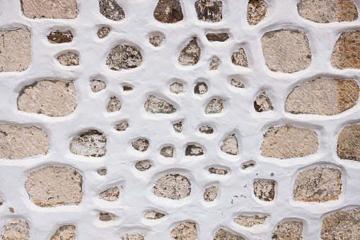 Detail of a typical canarian style wall, Gran Canaria, Canary Islands, Spain