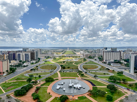 Brasilia downtown cityscape