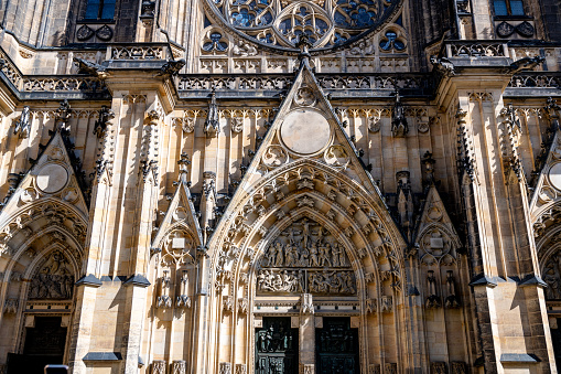 Saint Vitus Cathedral towers skyward, a marvel of Gothic splendor in Prague