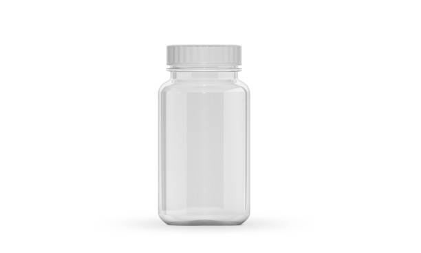 istock Glass supplement bottle for medicine 2127646159