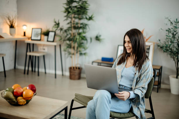 istock Woman is working on a laptop 2127725915