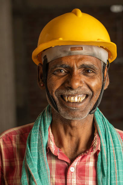istock Portrait of senior worker in construction building 2127752324