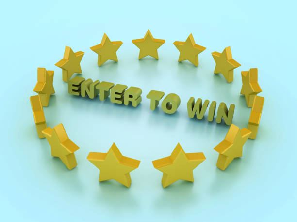 istock 3D Stars with Enter to Win Word 2127766424