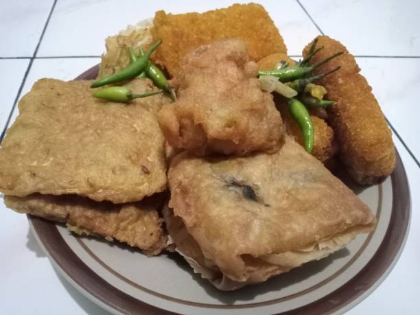 istock fried tempeh, rissoles and martabak 2127789413