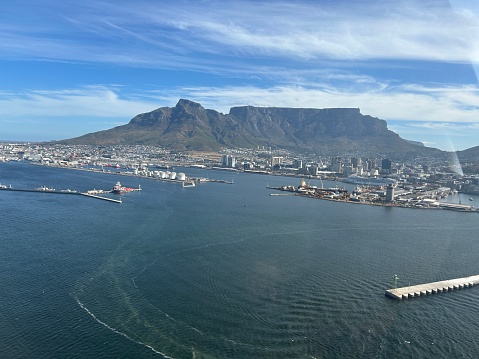 Harbour of Cape Town on a sunny afternoon