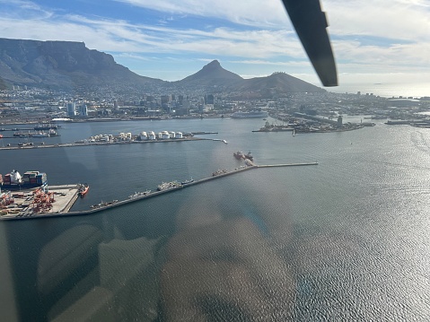 Harbour of Cape Town on a sunny afternoon