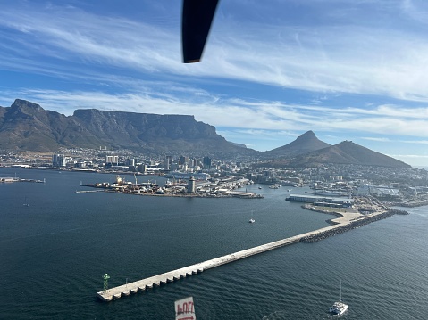 Harbour of Cape Town on a sunny afternoon