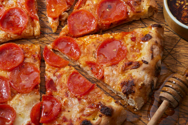 istock Trending Hot Honey Pepperoni Pizza 2127976160
