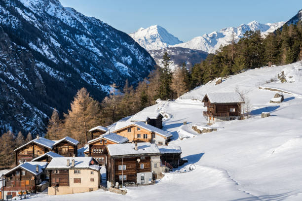 istock Mountain massif near Saas-Fee in Switzerland 2128005694