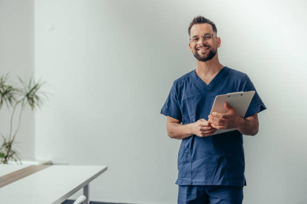 Portrait Of Male Nurse