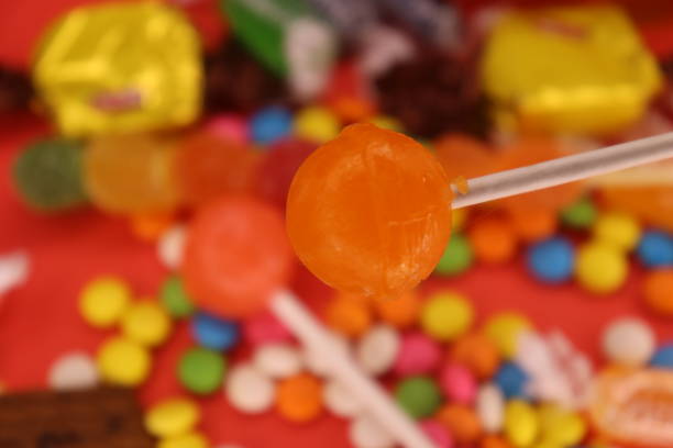 Candies And Sweets Isolated Close Up