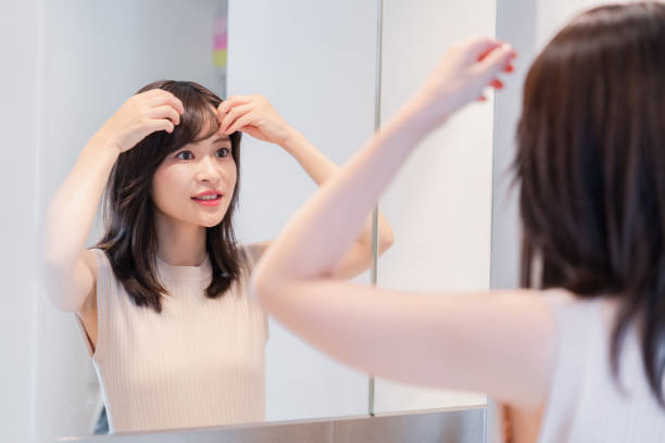 istock Young woman getting ready in the morning 2128051363