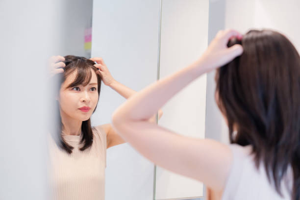 istock Young woman getting ready in the morning 2128051364