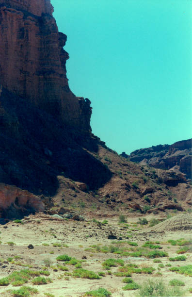 istock Rocky wall next to a pass in the desert 2128071841