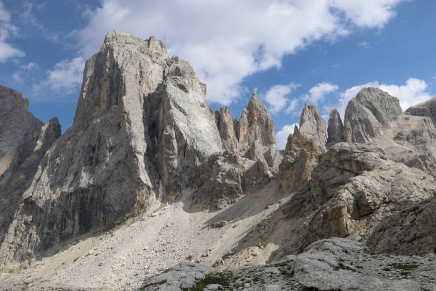 istock Pale di San Martino range during summer 2128087018