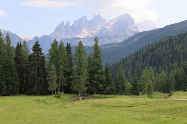 istock Pale di San Martino range panorama landscape 2128087033