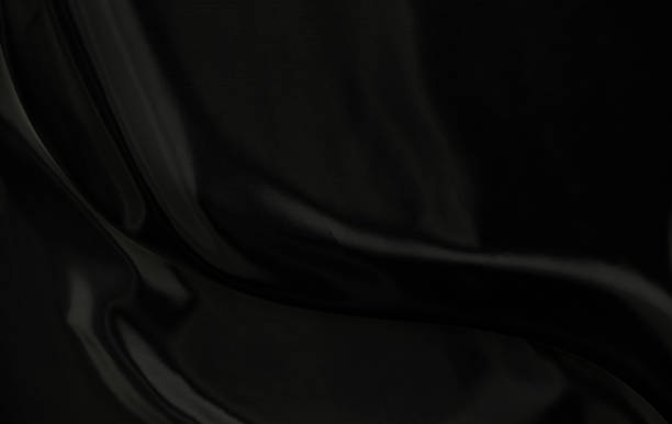 istock Black gray satin dark fabric texture luxurious shiny that is abstract silk cloth background with patterns soft waves blur beautiful. 2128087037