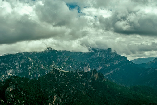Typical landscape of the Cazorla, Segura and Las Villas natural park.