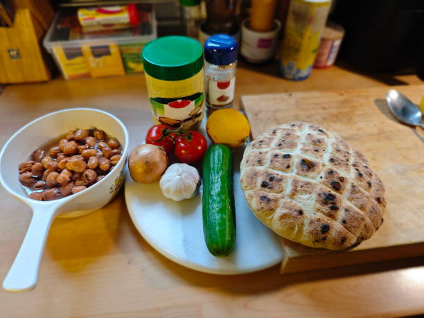 Vegan - Typical Egyptian breakfast.