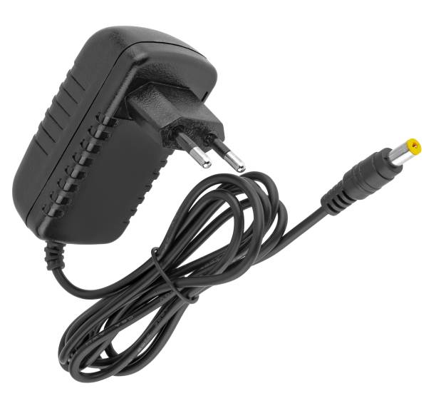 istock Power adapter, insulated, white background 2128264505