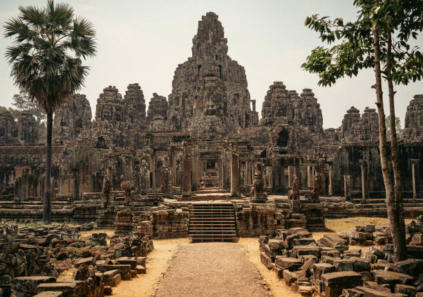 istock Bayon Temple in Angkor complex Cambodia 2128362550