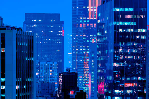 istock Hong Kong cityscape view at night time 2128489025