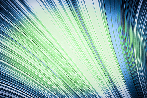 Dramatic Abstract Background of Wavy Lines - High Contrast