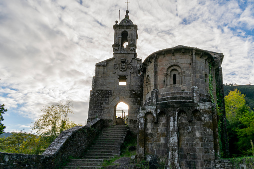 Monastery of San Juan de Caveir, Parque Natural de las fraguas del Eume in A Coruña, Galicia, Spain
