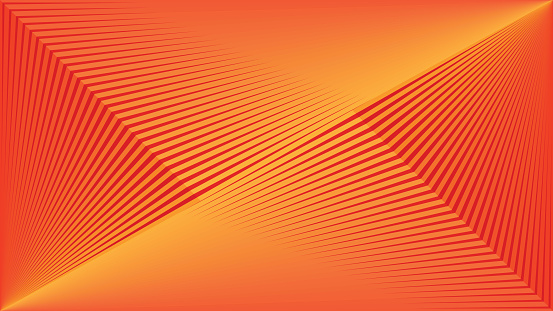 Orange and red premium minimalist background with luxury geometric elements triangle.