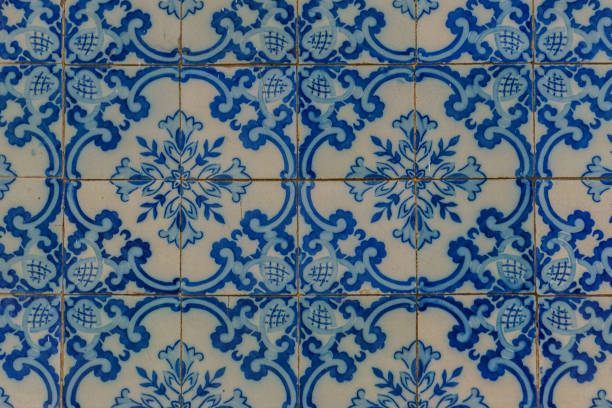 istock Traditional ornate portuguese decorative tiles azulejos 2128604812