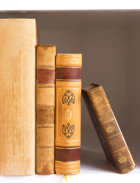 istock Group Antique Red and Beige/Yellow Books 2128717535