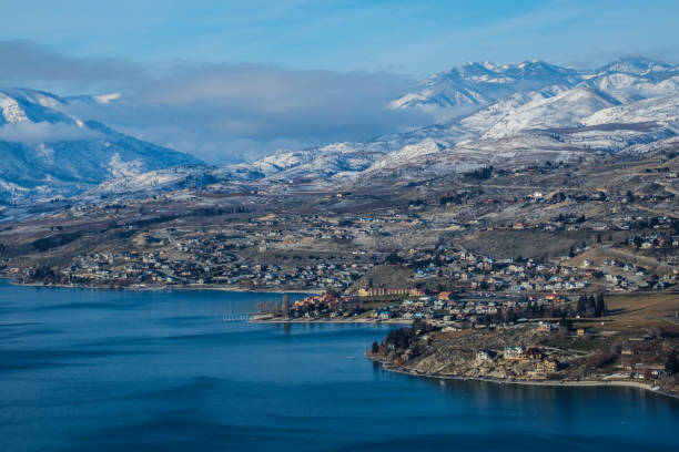 Sunny Winter day at Lake Chelan, WA.