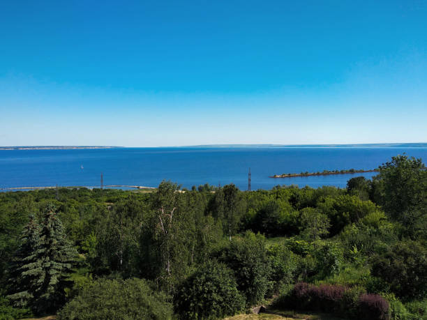 istock Volga river in Ulyanovsk 2128785688
