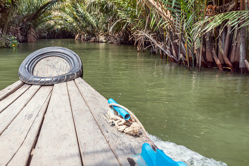 Boat ride along the Mekong River Delta, Vietnam