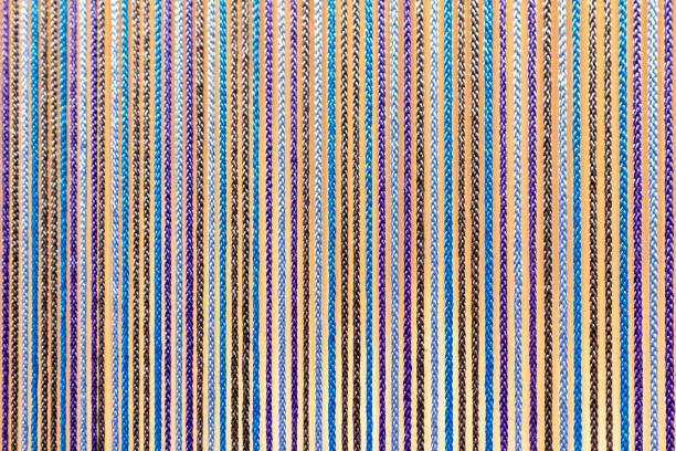 istock colorful nylon rope Using nylon rope in weaving 2128865671
