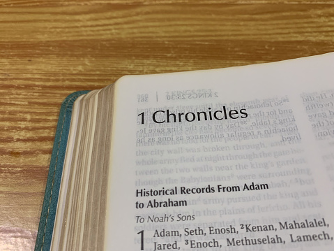 1 Chronicles Old Testament Book of the Holy Bible