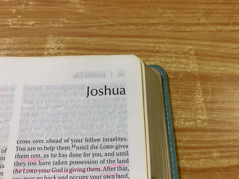 Joshua Old Testament Book of the Holy Bible