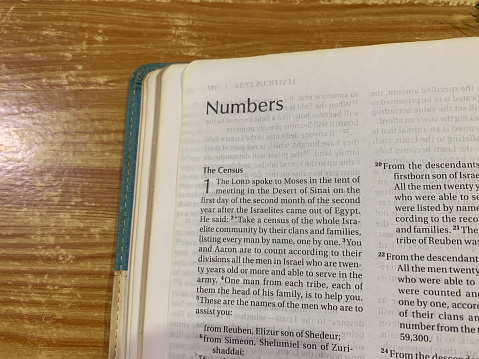 Numbers Book of the Holy Bible