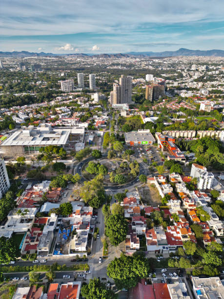 istock Overhead Perspective: Monraz neighborhood in Guadalajara from Above - Vertical 2129122476