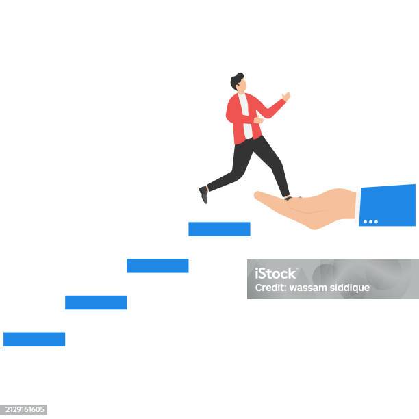 Personal Start Vector Vector Illustration Personal Development Concept Future Success First ...