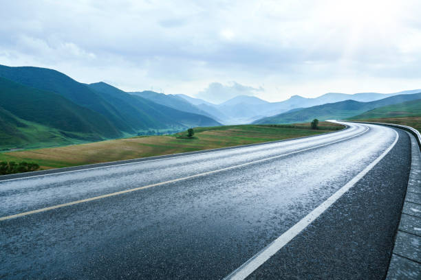istock The mountain road after rain 2129227364